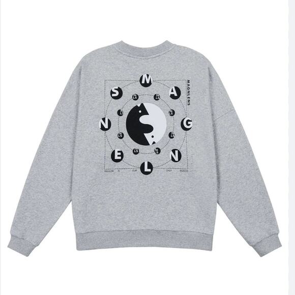 Magnlens Boxy Splicing Sweatshirt men’s size M - Picture 1 of 7